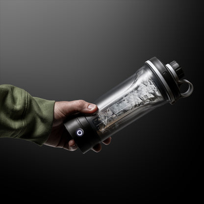 MixMate Electric Protein Shaker Bottle – USB C Rechargeable, Leak‑Proof Mixing